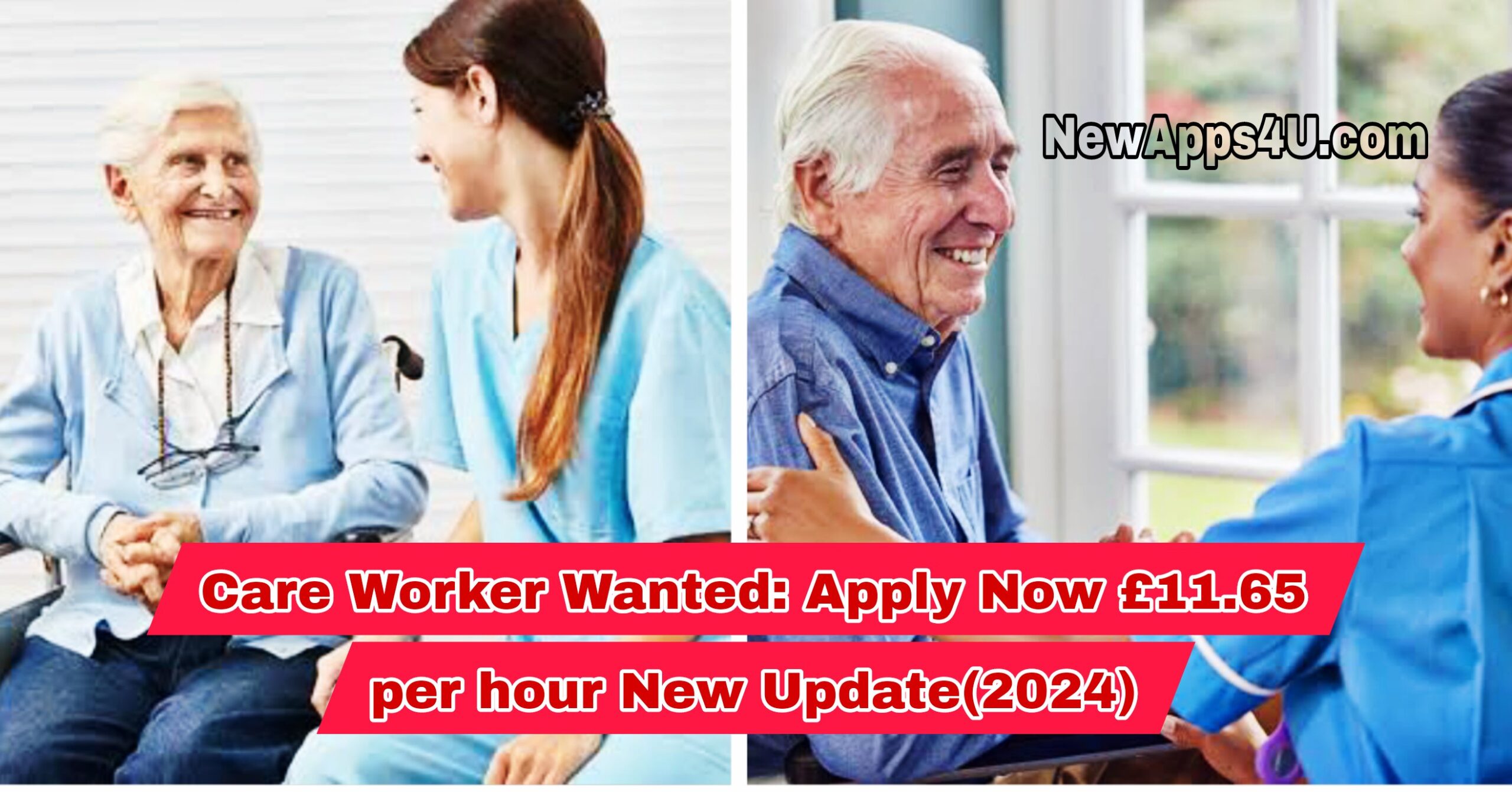 Care Worker England Wanted: Apply Now £11.65 per hour New Update {2024}