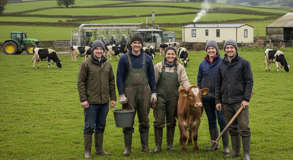 Outdoorsy Become Dairy Farm Worker in Scotland From Milking
