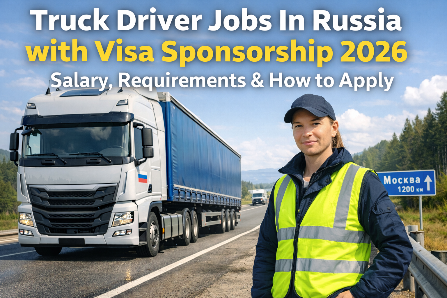 Truck Driver Jobs In Russia with Visa Sponsorship 2026